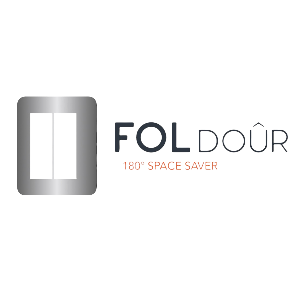FOLdoûr bi-fold zero glass shower door logo