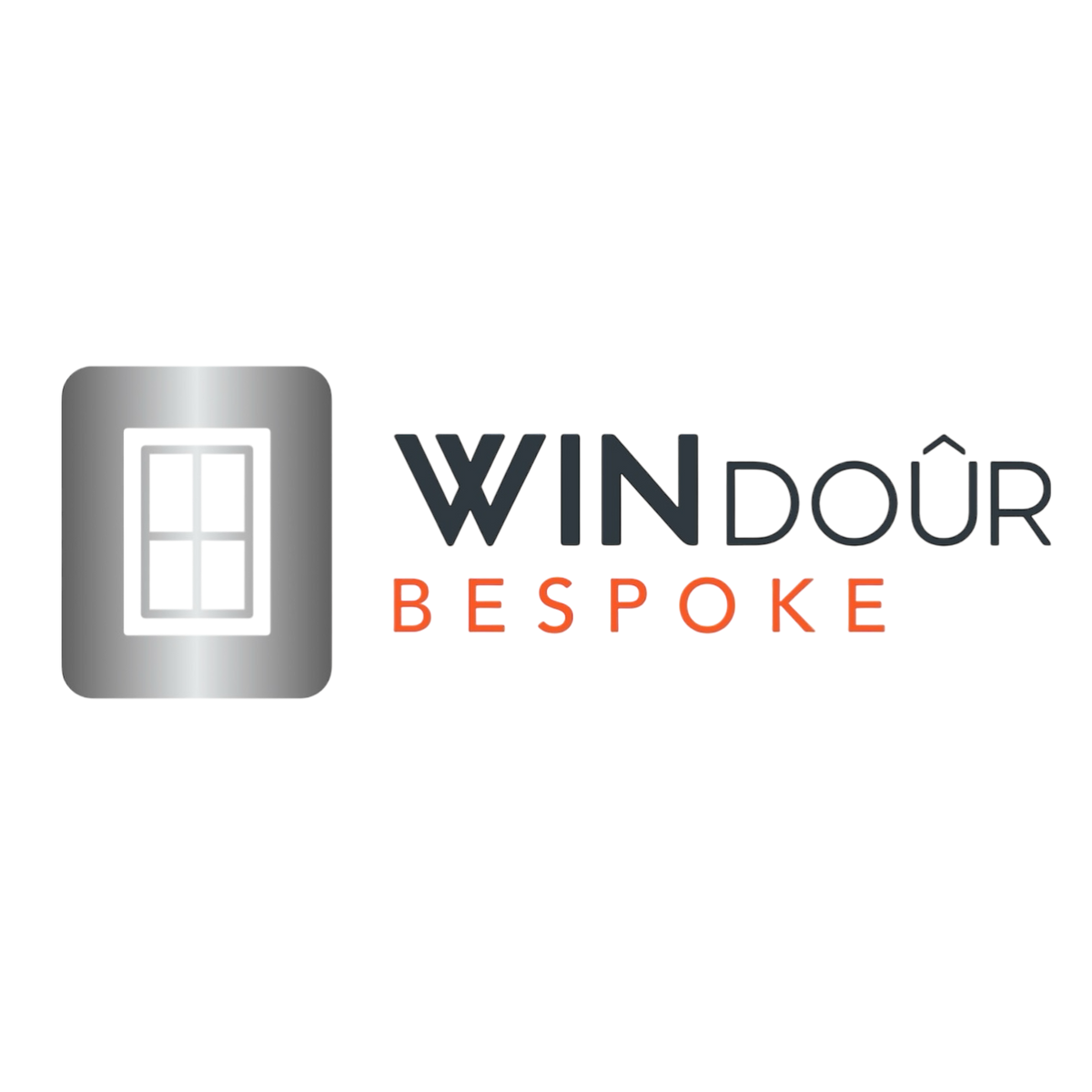 a logo with a window