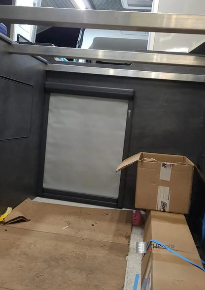 ROLdoûr Bespoke Custom Made Vertical Slide Door for VANZ ADVENTURE Under Bed Garage Hatch Door. 570mm Wide x 760mm High. THEdoûr Bespoke