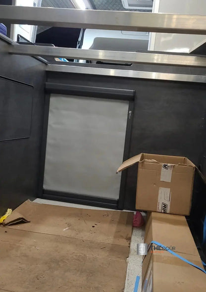 ROLdoûr Bespoke - VANZ ADVENTURE Shower Cubicle Door & Under Bed Garage/Hatch Door Kit THEdoûr Bespoke