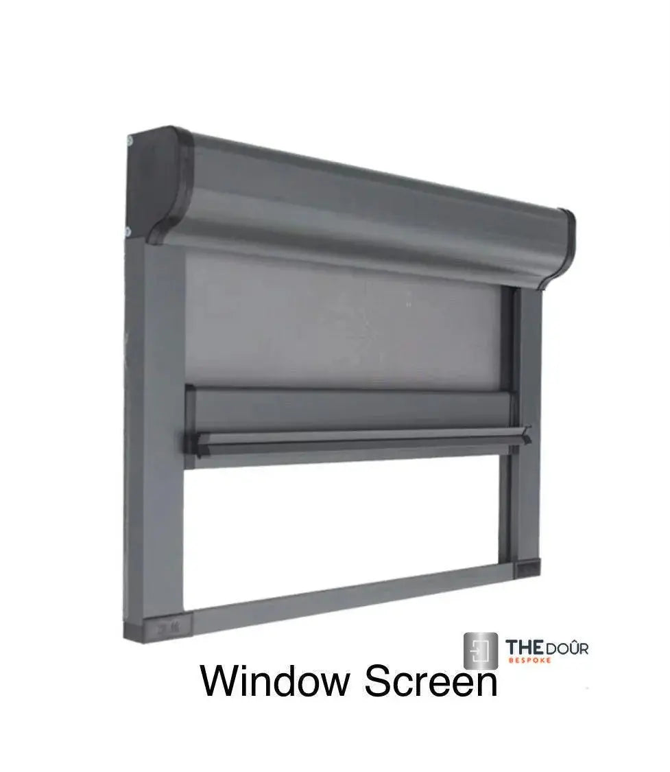 ROLdour Small Custom Made, Space Saving Horizontal or Vertical Sliding Door / Screen, Waterproof, Blackout in Lightweight Aluminium Frame THEdoûr Bespoke