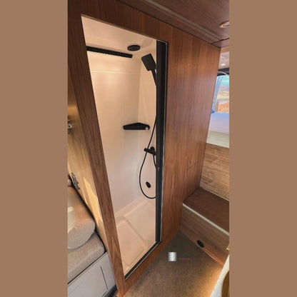 ROLdour Campervan / RV Shower Door PRE MADE 1700mm Tall x 1000mm Self Cut Width THEdoûr Bespoke