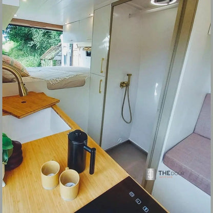 ROLdour Campervan / RV Shower Door PRE MADE 1700mm Tall x 1000mm Self Cut Width THEdoûr Bespoke