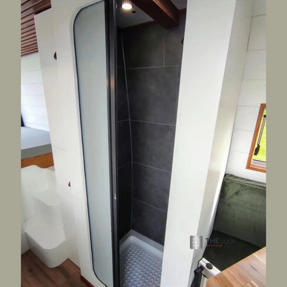ROLdour Campervan / RV Shower Door PRE MADE 1750mm Tall x 1000mm Self Cut Width THEdoûr Bespoke