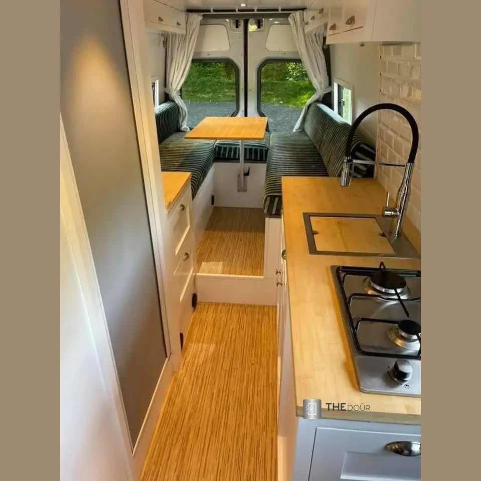 ROLdour Campervan / RV Shower Door PRE MADE 1750mm Tall x 1000mm Self Cut Width THEdoûr Bespoke