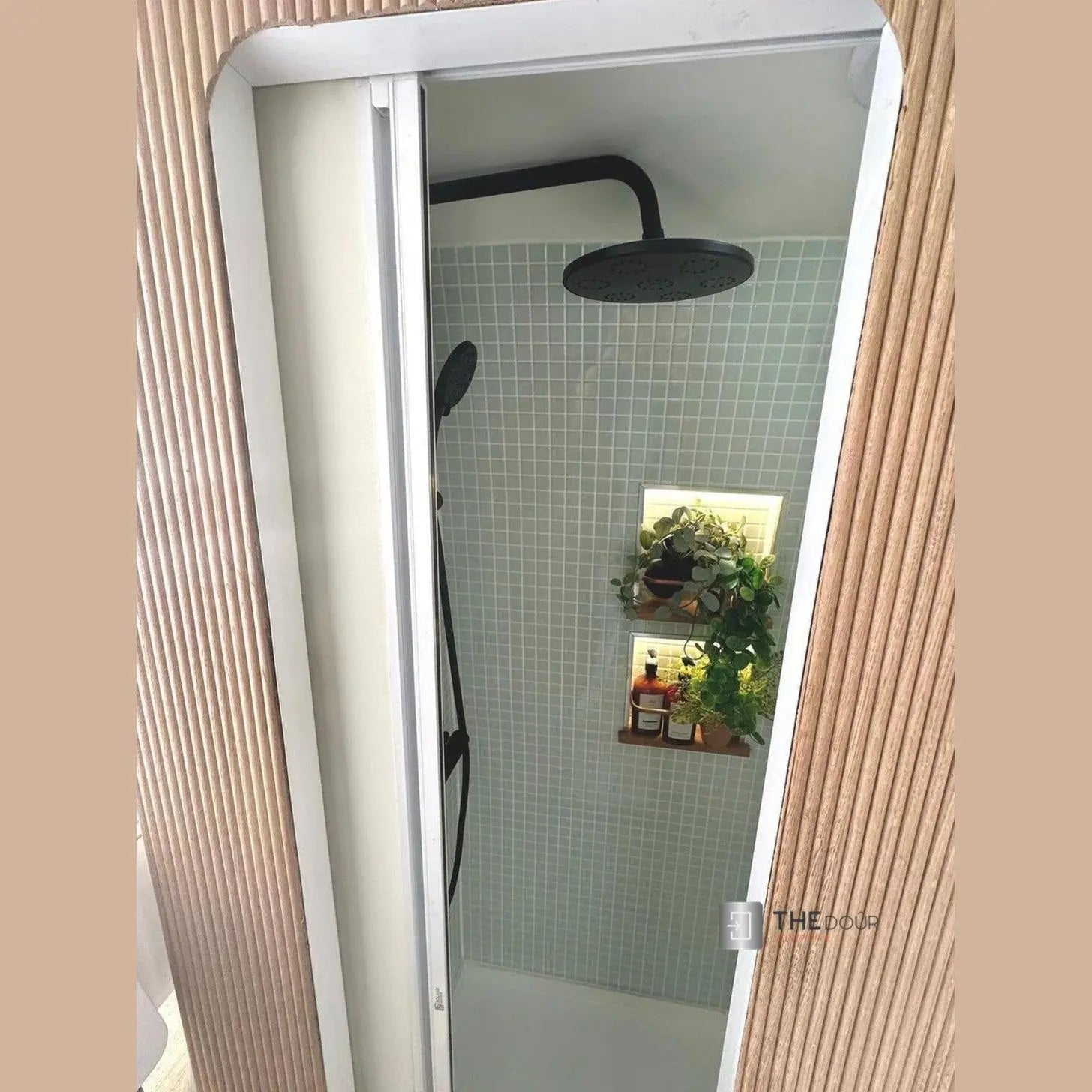 ROLdour Campervan / RV Shower Door PRE MADE 1750mm Tall x 1000mm Self Cut Width THEdoûr Bespoke