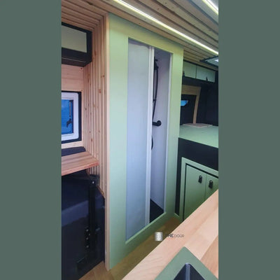 ROLdour Campervan / RV Shower Door PRE MADE 1750mm Tall x 1000mm Self Cut Width THEdoûr Bespoke
