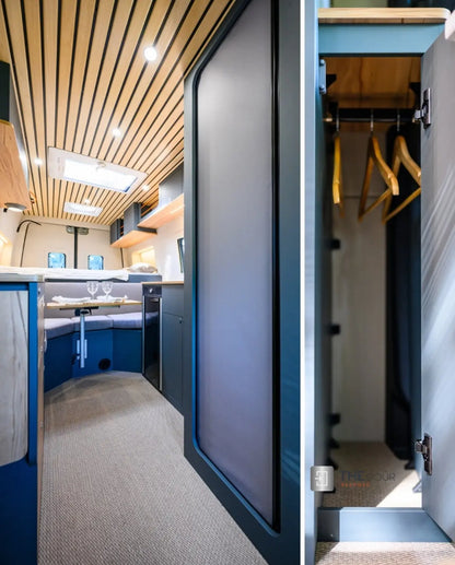 ROLdour Campervan / RV Shower Door PRE MADE 1750mm Tall x 1000mm Self Cut Width THEdoûr Bespoke