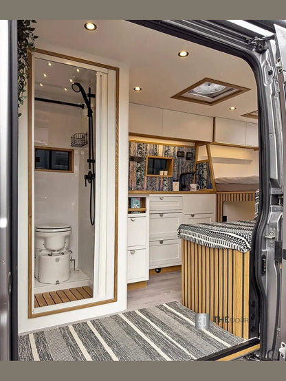 ROLdour Campervan / RV Shower Door PRE MADE 1750mm Tall x 1000mm Self Cut Width THEdoûr Bespoke