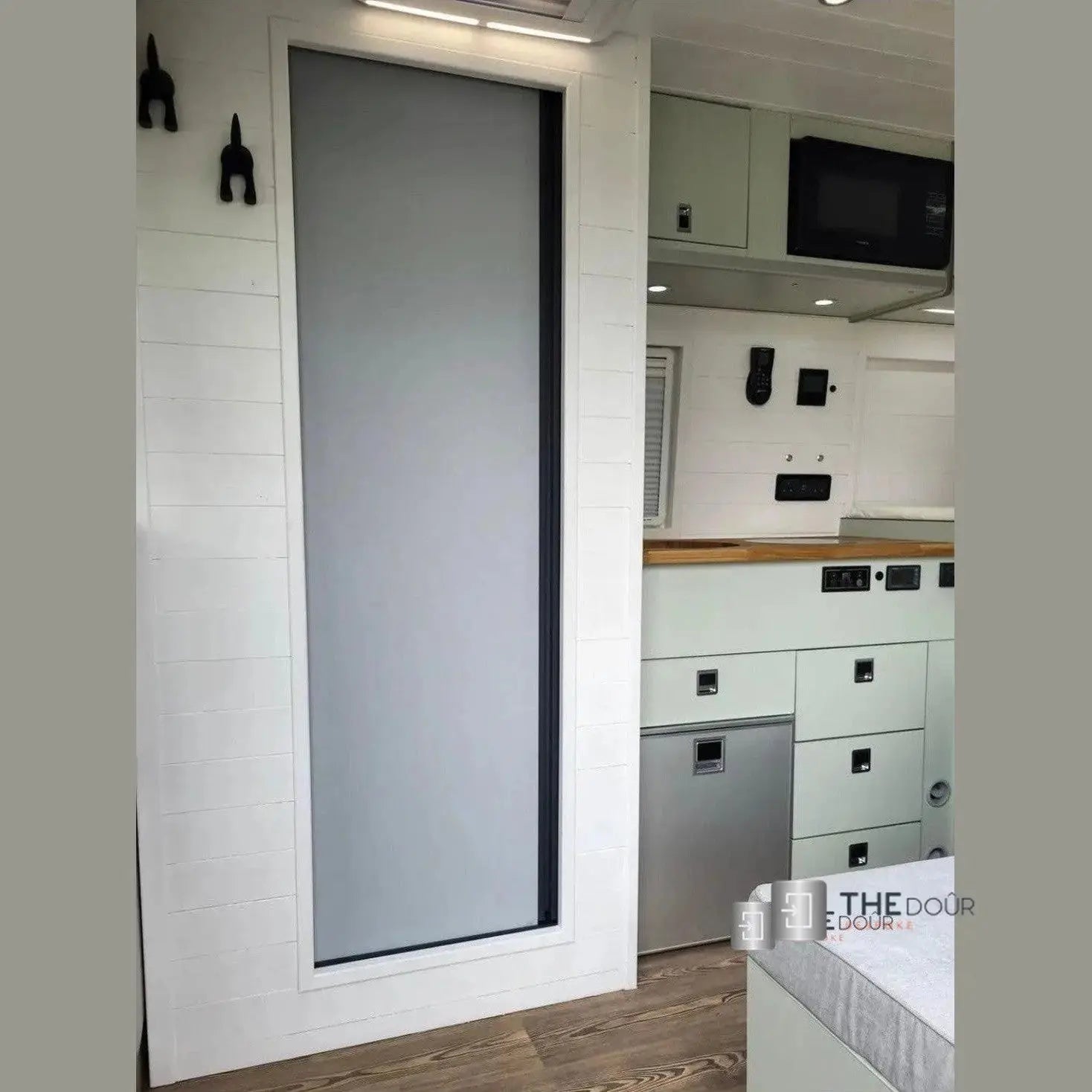 ROLdour Campervan / RV Shower Door PRE MADE 1800mm Tall x 1000mm Self Cut Width THEdoûr Bespoke