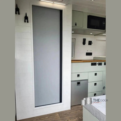 ROLdour Campervan / RV Shower Door PRE MADE 1800mm Tall x 1000mm Self Cut Width THEdoûr Bespoke
