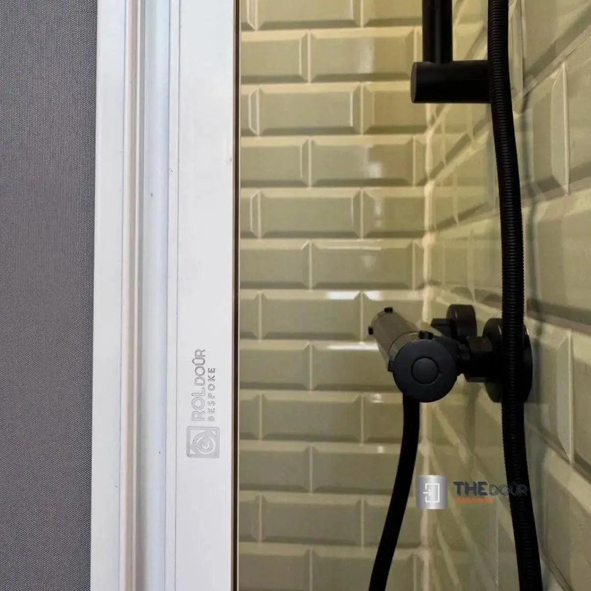 ROLdour Campervan / RV Shower Door PRE MADE 1800mm Tall x 1000mm Self Cut Width THEdoûr Bespoke