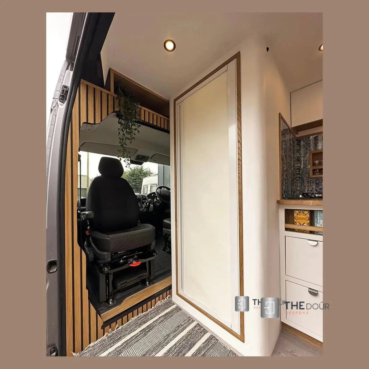 ROLdour Campervan / RV Shower Door PRE MADE 1800mm Tall x 1000mm Self Cut Width THEdoûr Bespoke