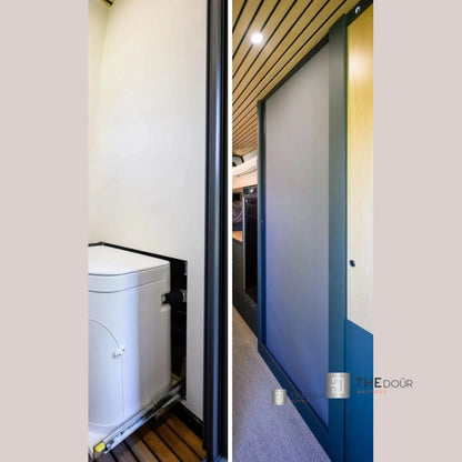 ROLdour Campervan / RV Shower Door PRE MADE 1800mm Tall x 1000mm Self Cut Width THEdoûr Bespoke