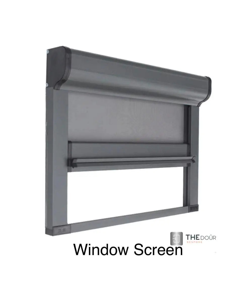 ROLdour Slimline Vertical 400mm up to 1500mm Wide x 400mm up to 1000mm tall, Retractable Roller Blackout or Mosquito Net Blinds Custom Made to Measure THEdoûr Bespoke
