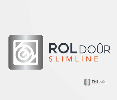 ROLdour Slimline Vertical 400mm up to 1500mm Wide x 400mm up to 1000mm tall, Retractable Roller Blackout or Mosquito Net Blinds Custom Made to Measure THEdoûr Bespoke