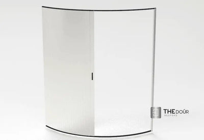 TAMdoûr Tambour Door Kit Cut 1850mm x 700mm with Flex Track for Straight Slide with 90 degree turn or Curved Close Finish THEdoûr Bespoke