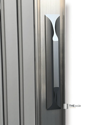 TAMdoûr Tambour Door Kit Cut 1850mm x 700mm with Flex Track for Straight Slide with 90 degree turn or Curved Close Finish THEdoûr Bespoke