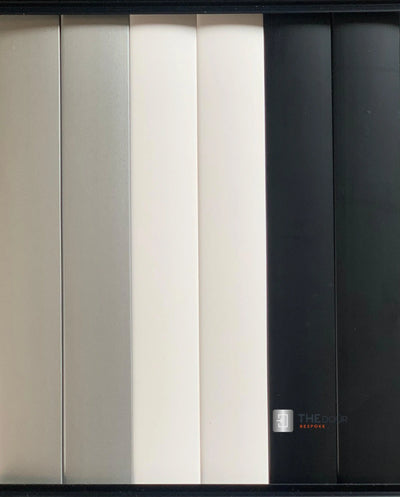 TAMdoûr Tambour Door Kit Cut 1850mm x 700mm with Flex Track for Straight Slide with 90 degree turn or Curved Close Finish THEdoûr Bespoke