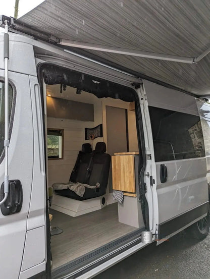 VANdour Mosquito Net Screen - Fits Medium to Large Campervans With Added Privacy Layer VANdoûr