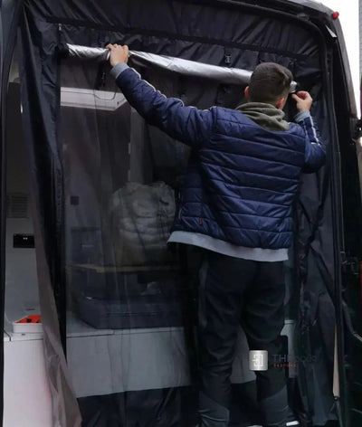 VANdour Mosquito Net Screen - Fits Medium to Large Campervans With Added Privacy Layer VANdoûr