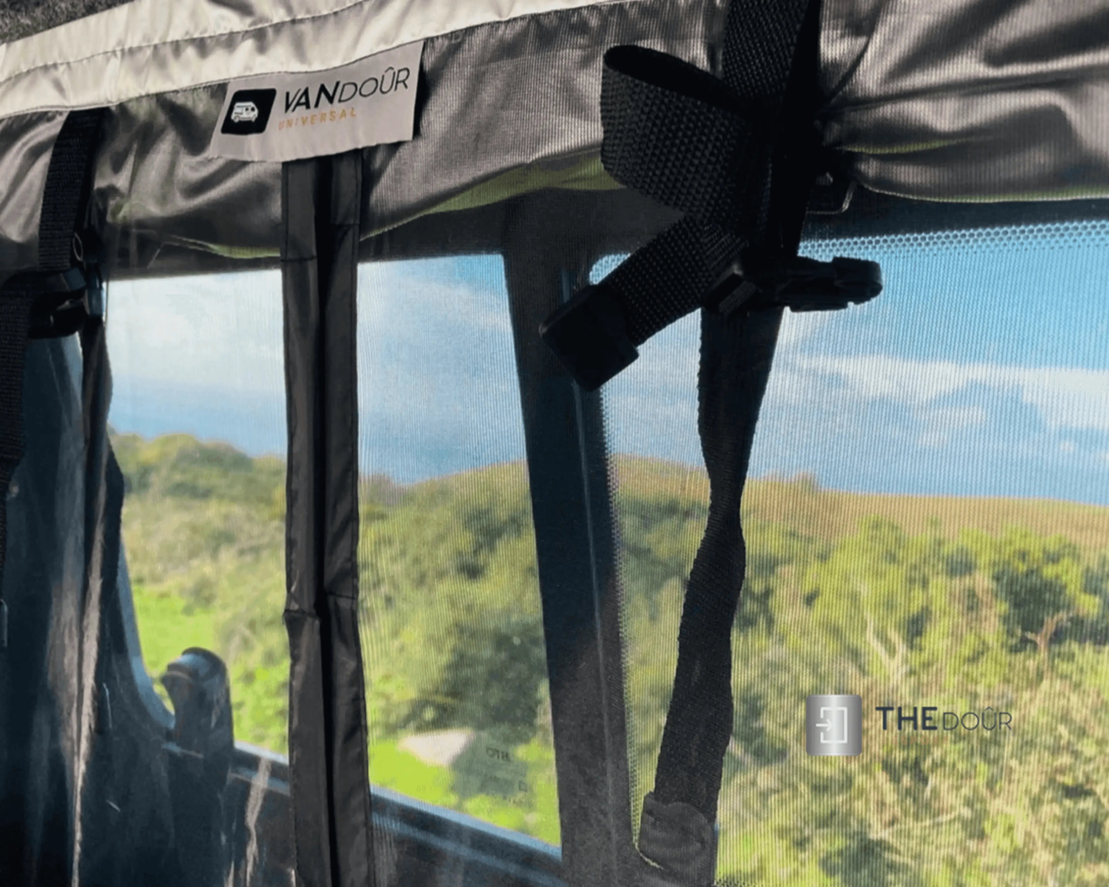 VANdour Mosquito Net Screen - Fits Small Campervans With Added Privacy Layer VANdoûr