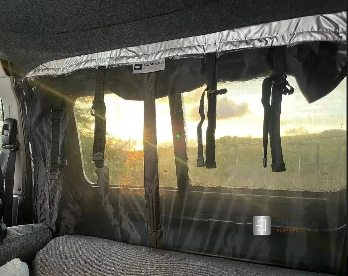 VANdour Mosquito Net Screen - Fits Small Campervans With Added Privacy Layer VANdoûr