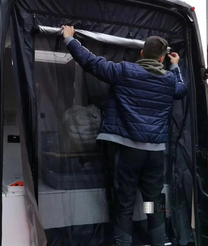 VANdour Mosquito Net Screen - Fits Small Campervans With Added Privacy Layer VANdoûr