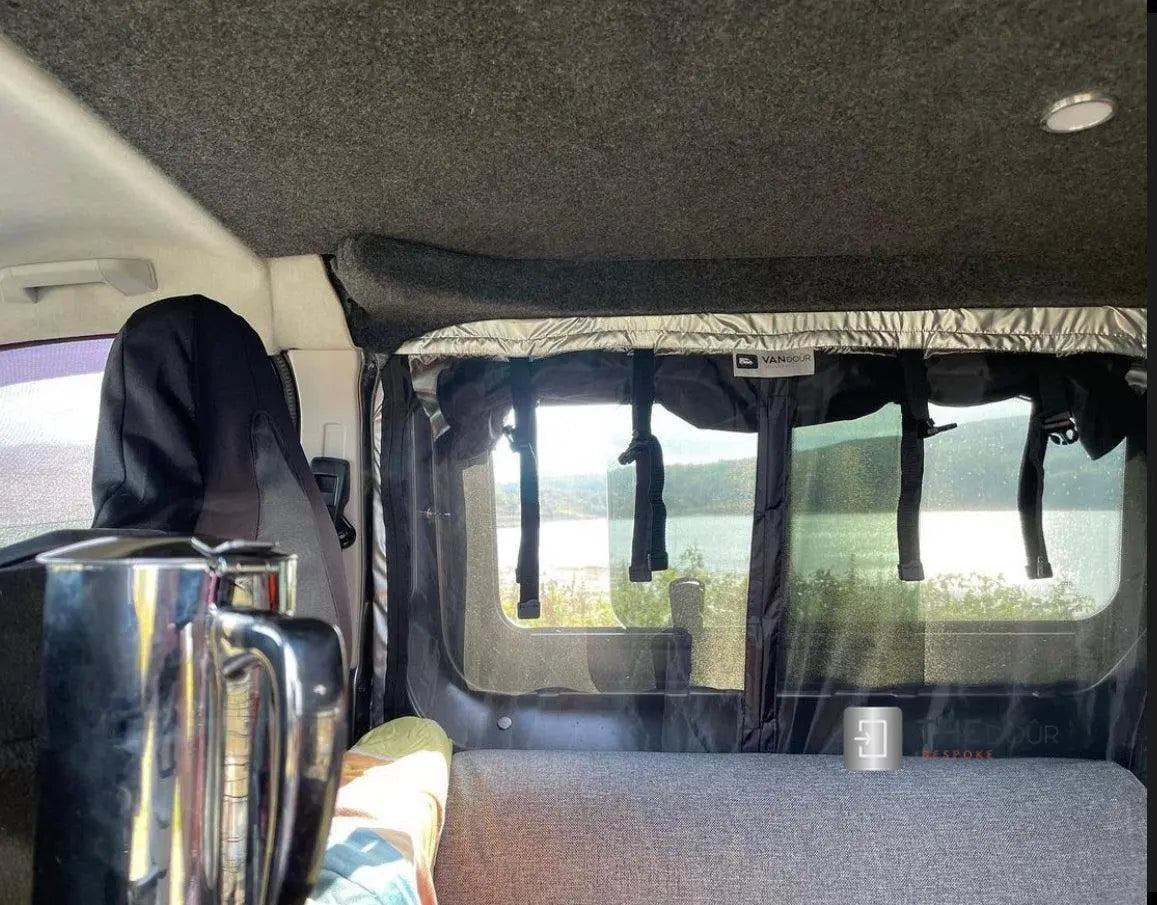 VANdour Mosquito Net Screen - Fits Small Campervans With Added Privacy Layer VANdoûr