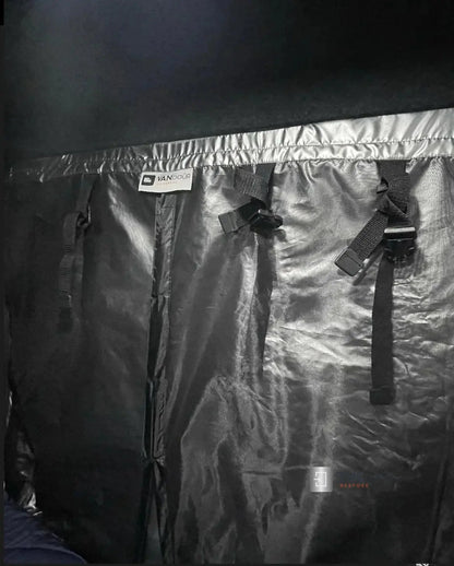 VANdour Mosquito Net Screen - Fits Small Campervans With Added Privacy Layer VANdoûr