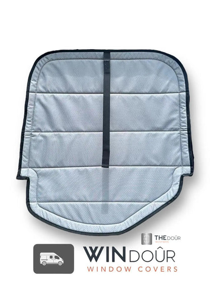 WINdoûr insulated￼ Blackout Covers with Large Net Storage Pocket. Window Covers for Sprinter Rear Doors THEdoûr Bespoke