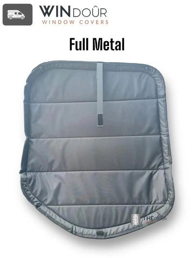 WINdoûr insulated￼ Blackout Covers with Large Net Storage Pocket. Window Covers for Sprinter Rear Doors THEdoûr Bespoke