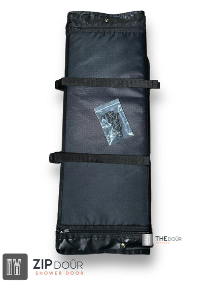 ZIPdoûr Shower Door 4x4 Camper Van / RV - Double Insulated Zip Close in Various Sizes ZIPdoûr