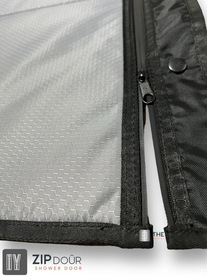 ZIPdoûr Shower Door 4x4 Camper Van / RV - Double Insulated Zip Close in Various Sizes ZIPdoûr