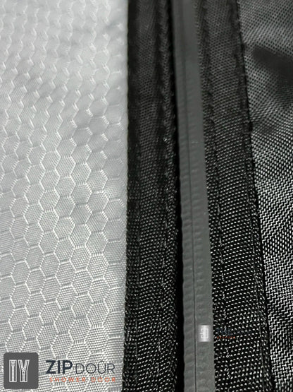 ZIPdoûr Shower Door 4x4 Camper Van / RV - Double Insulated Zip Close in Various Sizes ZIPdoûr