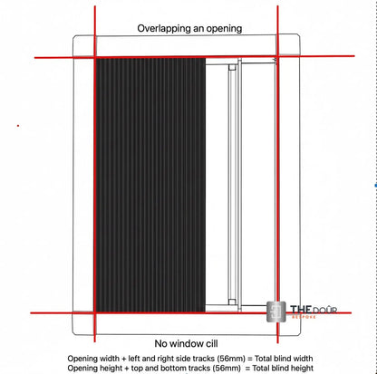 WINdoûr Custom Made Pleated Honeycomb Insulated Blackout Blind or Net 400mm - 1000mm Tall x up to 2000mm Wide THEdoûr Bespoke