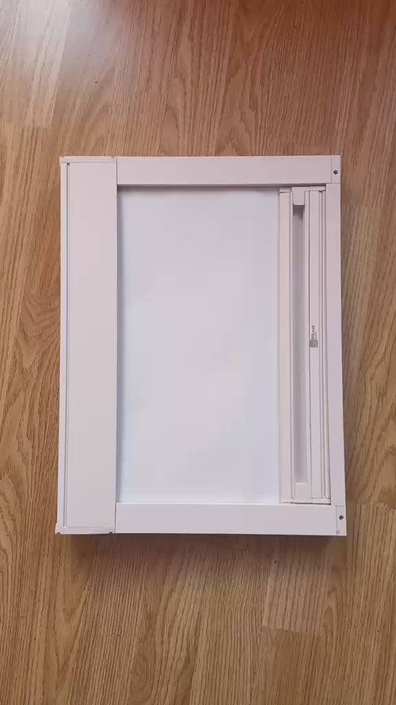 ROLdoûr Blanc - Custom Campervan / RV Shower Door | Made to Measure (1500–2000mm Tall x 500mm – 1000mm Wide)