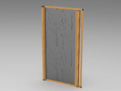 ROLdoûr Bespoke Custom Campervan / RV Shower Door | Made to Measure (1500–2000mm Tall, x 500mm-1000mm Wide