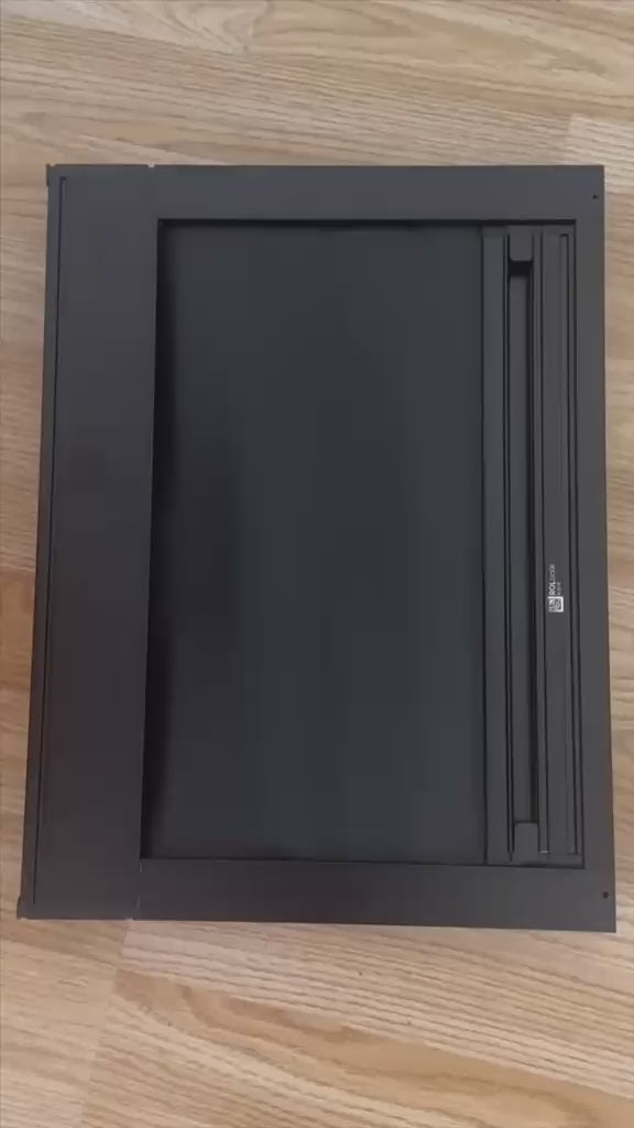 ROLdoûr Noir - Custom Campervan / RV Shower Door | Made to Measure (1000mm–2000mm Tall x 500mm – 1000mm Wide)