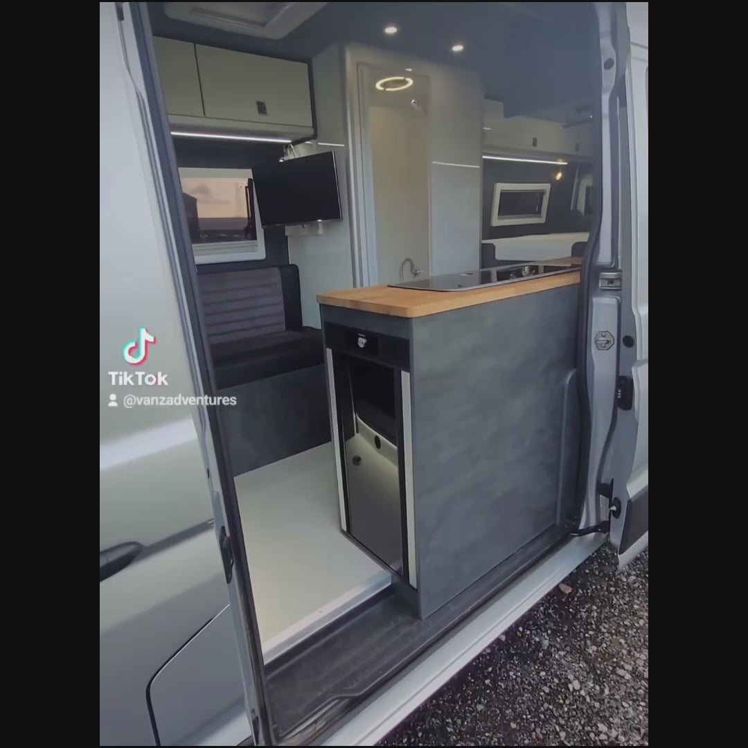 ROLdoûr Pre-Made - Campervan /RV Shower Door | 1750mm x 1000mm (Width Cuttable by Customer to 500mm)