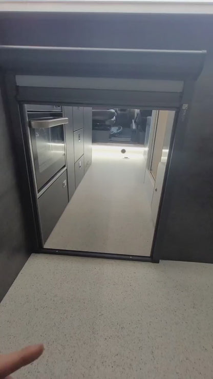 ROLdoûr Bespoke - VANZ ADVENTURE Shower Cubicle Door & Under Bed Garage/Hatch Door Kit