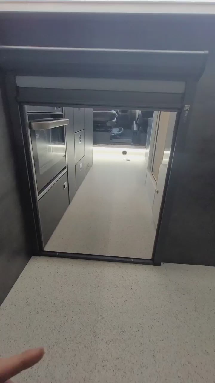ROLdoûr Bespoke - VANZ ADVENTURE Shower Cubicle Door & Under Bed Garage/Hatch Door Kit