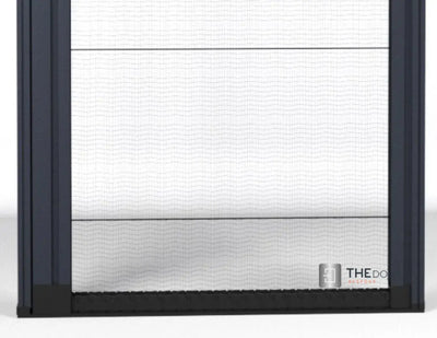 Tambour Silver Door kit - Sliver handle 1500mm to 2000mm tall options-TAMdour-door,horizontal Slide,shower,shower door,silver door,Tambour door,Tambour shower door