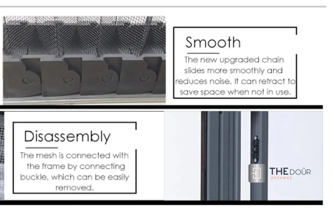 Tambour Silver Door kit - Sliver handle 1500mm to 2000mm tall options-TAMdour-door,horizontal Slide,shower,shower door,silver door,Tambour door,Tambour shower door