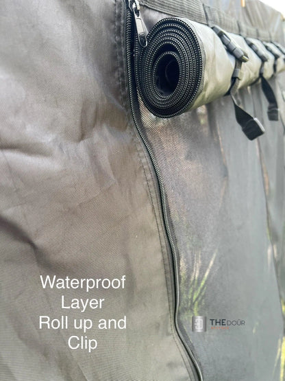 VANdour Mosquito Net Screen - Fits Medium to Large Campervans With Added Privacy Layer VANdoûr