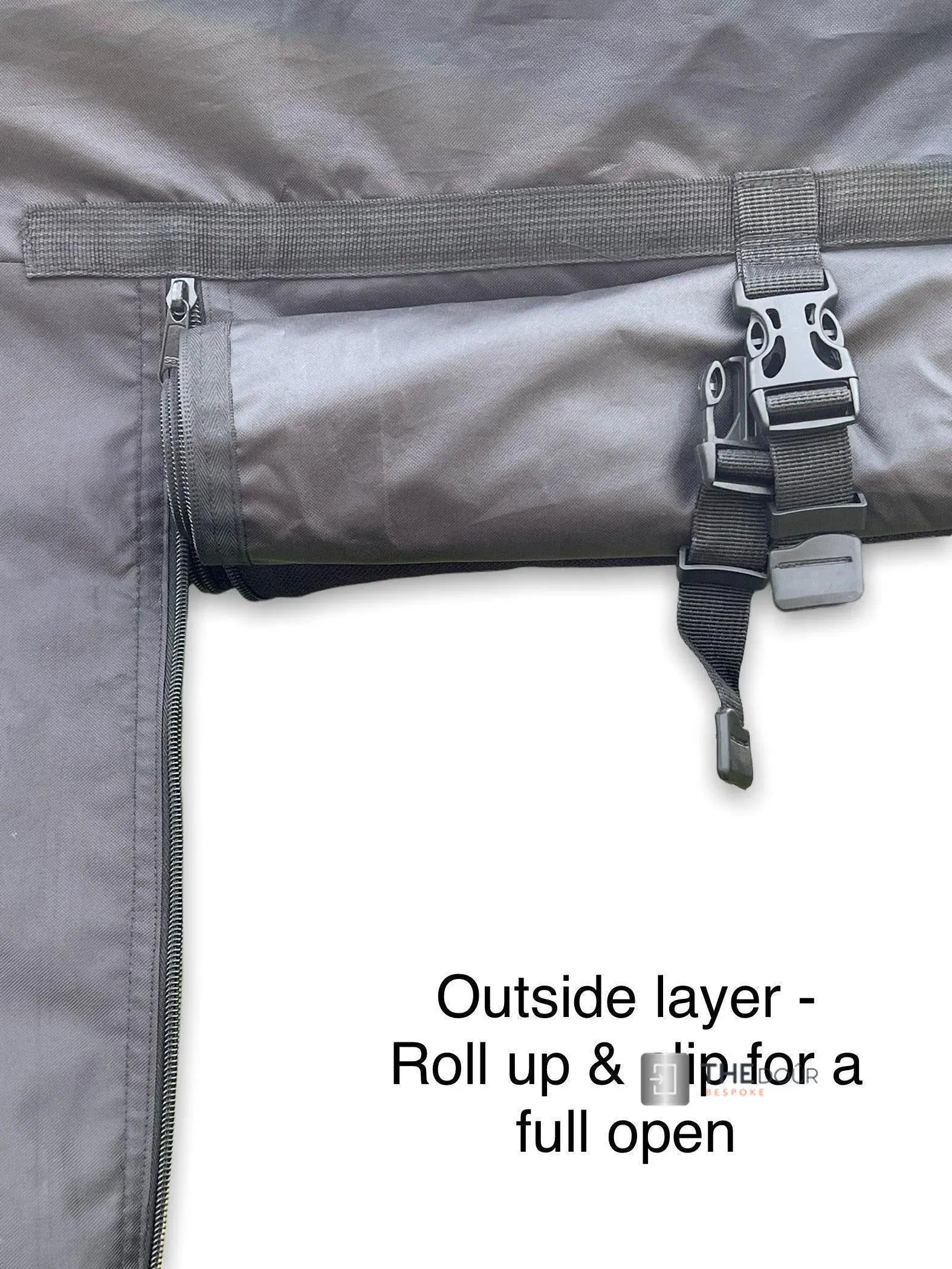 VANdour Mosquito Net Screen - Fits Medium to Large Campervans With Added Privacy Layer VANdoûr