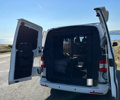 VANdour Mosquito Net Screen - Fits Small Campervans With Added Privacy Layer VANdoûr