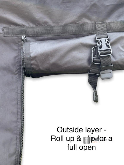 VANdour Mosquito Net Screen - Fits Small Campervans With Added Privacy Layer VANdoûr